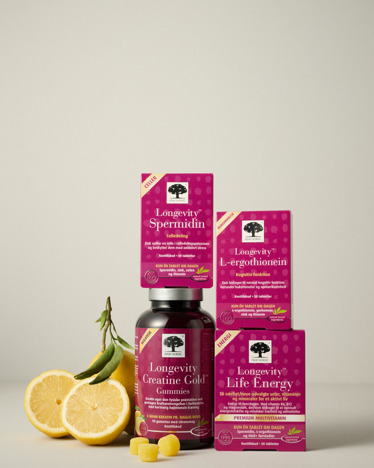 25% på utvalgte Longevity-produkter fra New Nordic