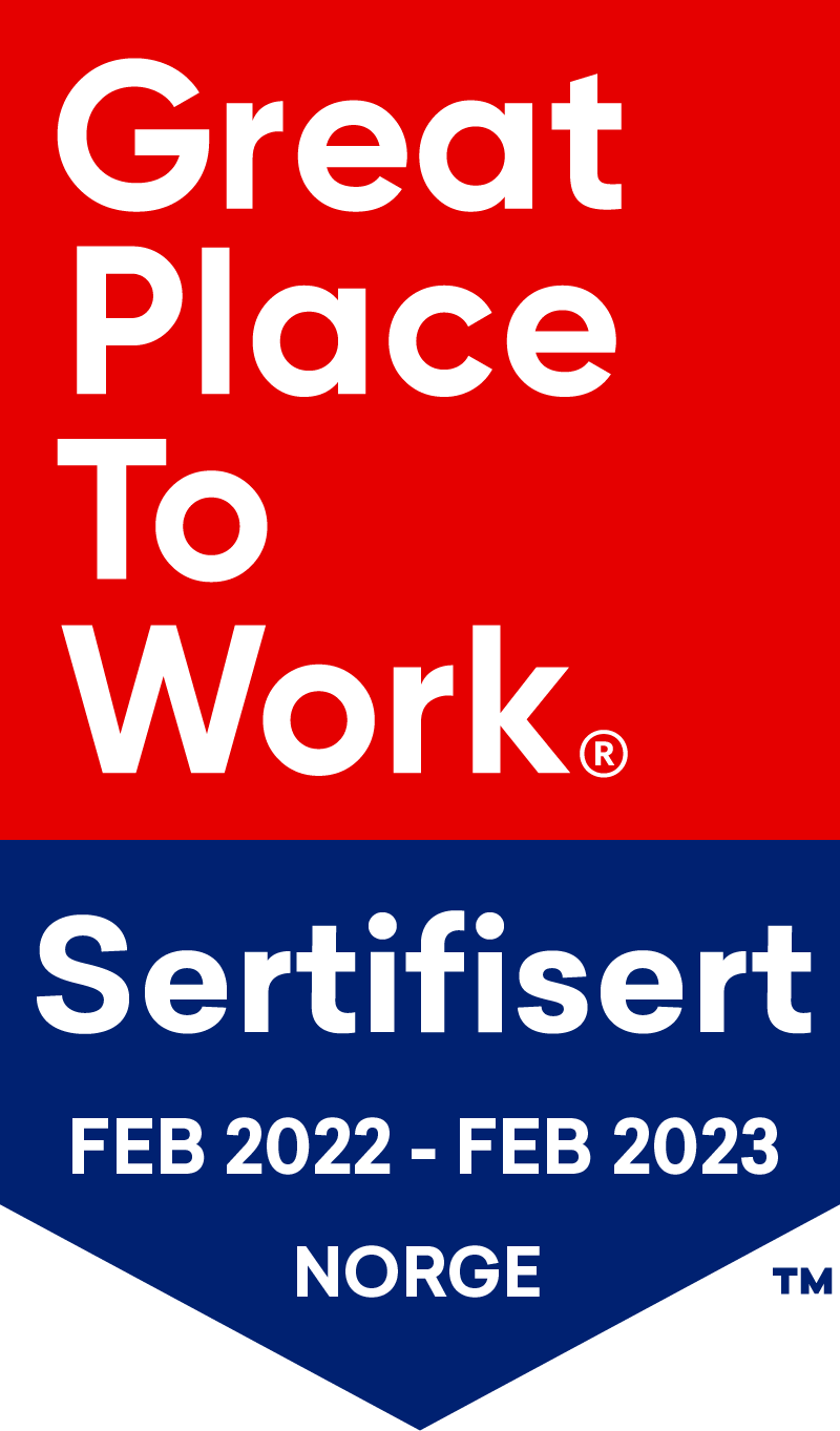 Great place to work badge