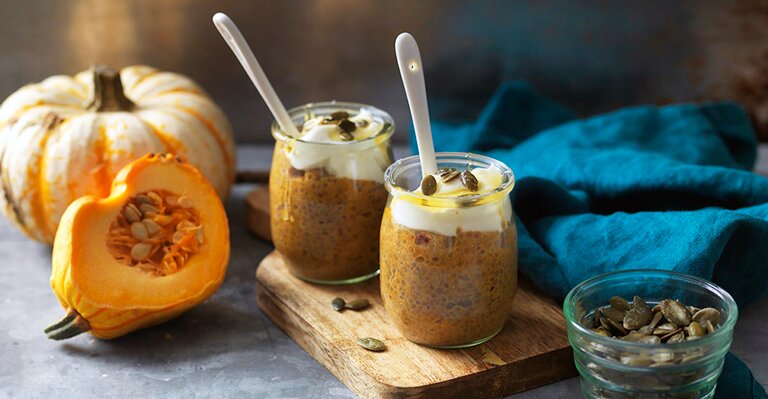 Gresskarpudding med kokos og Chia