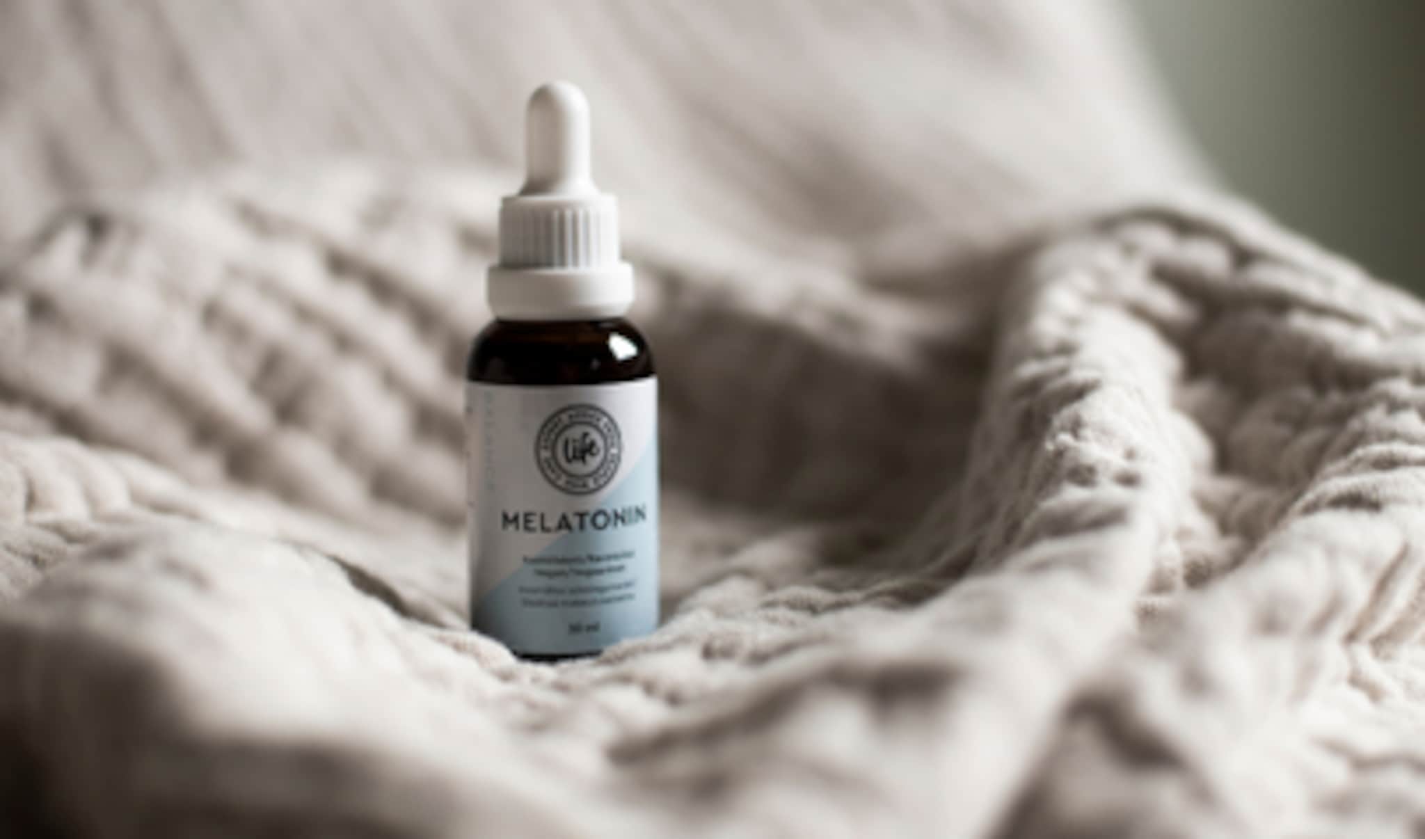 Melatonin • Kosttilskudd i dråper og tabletter - Life