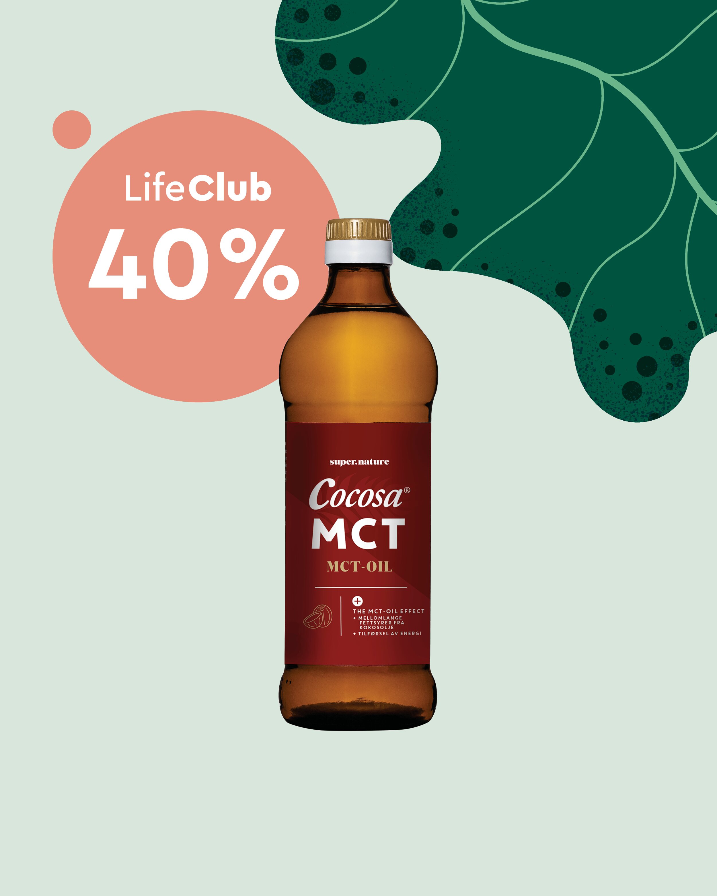Medlemstilbud: Supernature cocosa mct 500 ml