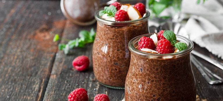 Sjoko chia pudding