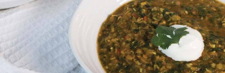 Vegetarisk kokos- og linsesuppe  nb-NO