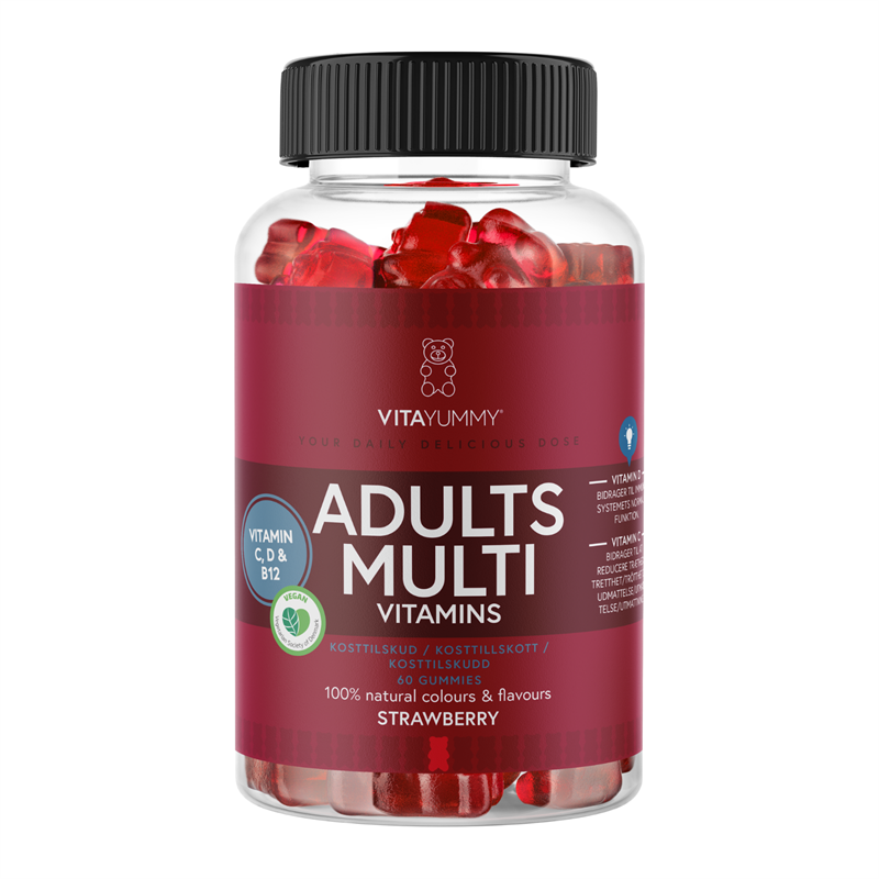 Adults Multivitamin Strawberry - 60 Stk