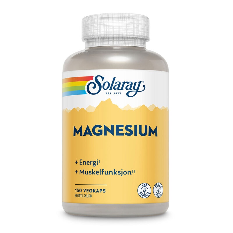 Solaray Magnesium 150 kapsler 150-kpsl