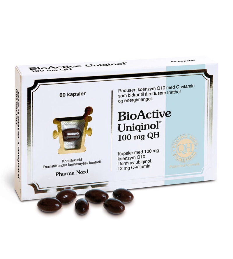 BioActive Q10 Uniqinol 100 mg 60-kpsl