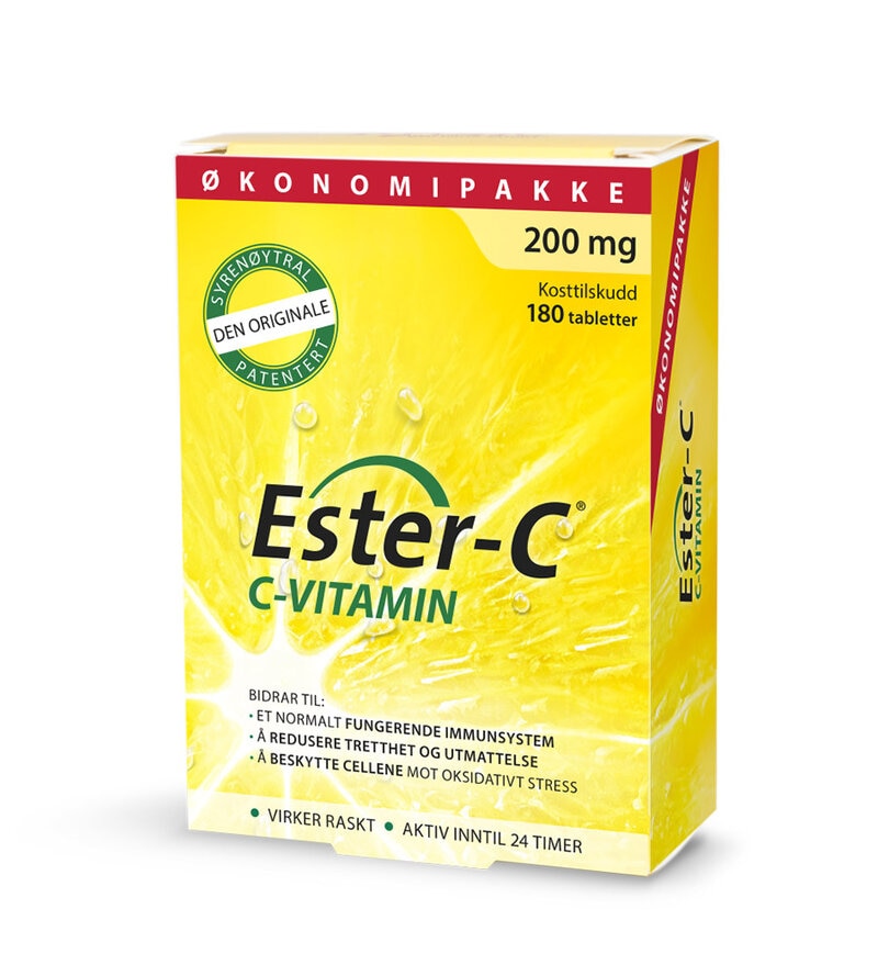Ester-C 200 mg 180-tbl