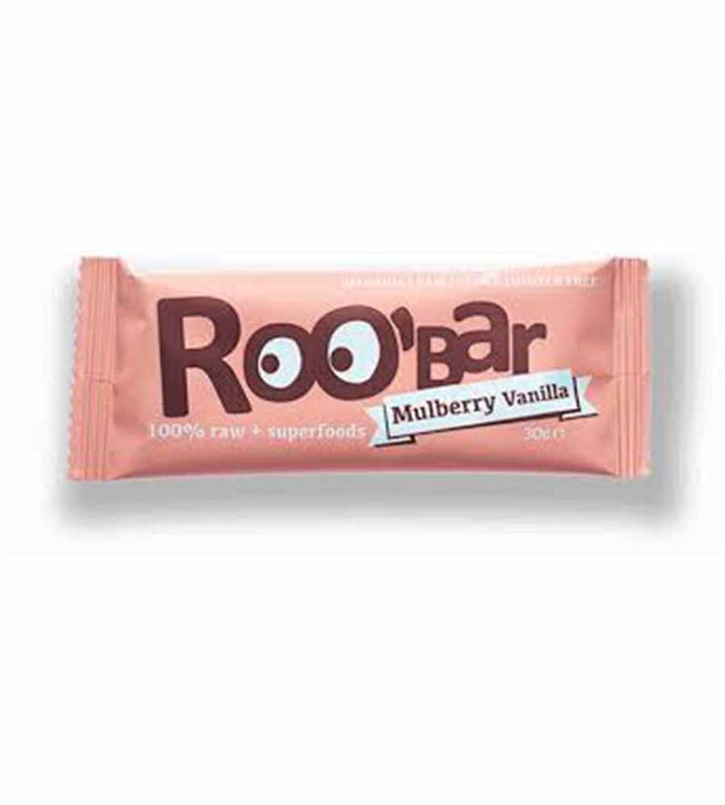 Roo Bar Mulberry Vanilla 50g