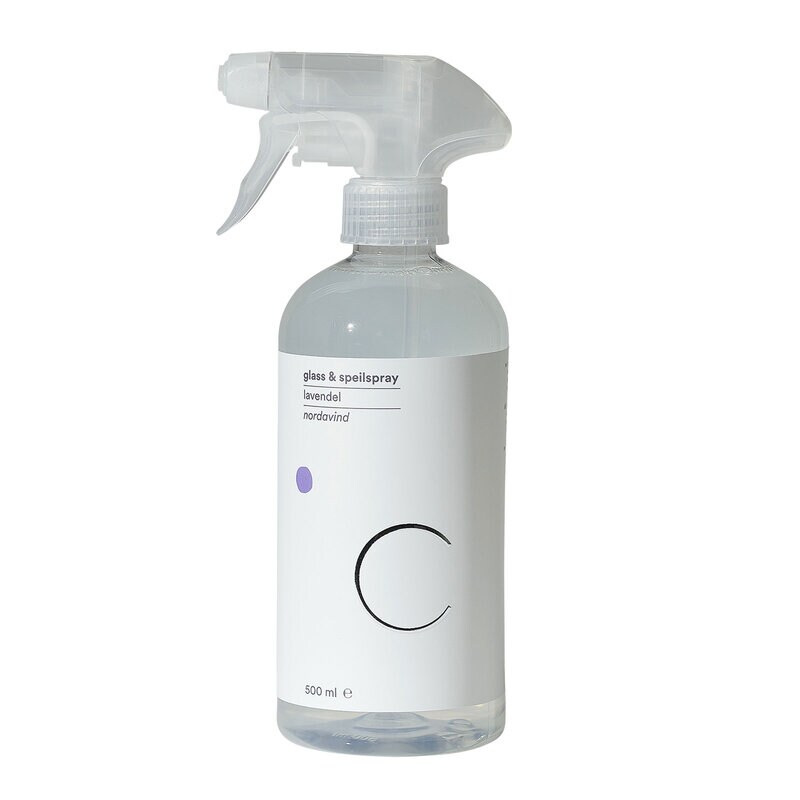 C Glass og speil spray lavendel