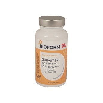 BIOFORM | Bioform Gurkemeie m/K2 D3 120 kpsl