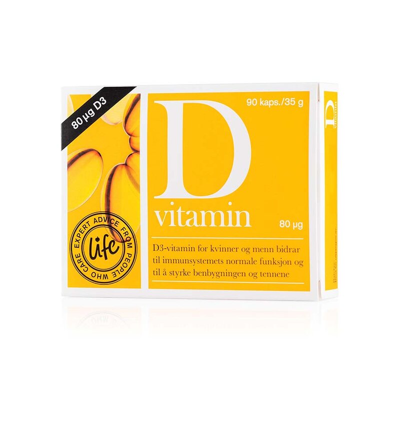 Life D-Vitamin 80µg 80g