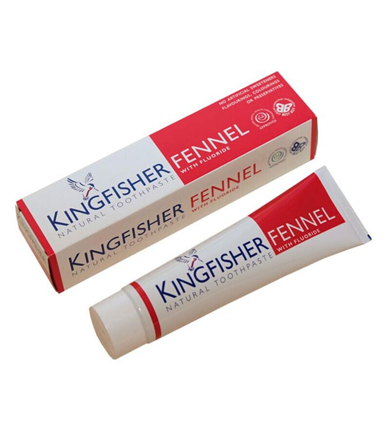 KINGFISHER | Kingfisher tannkrem fennikel med fluor