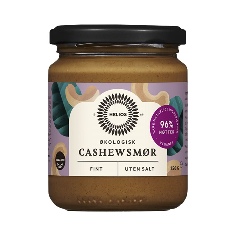 Helios cashewsmør naturell