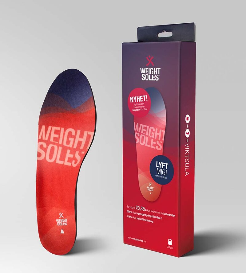 WEIGHTSOLES | Vektsåle str 42