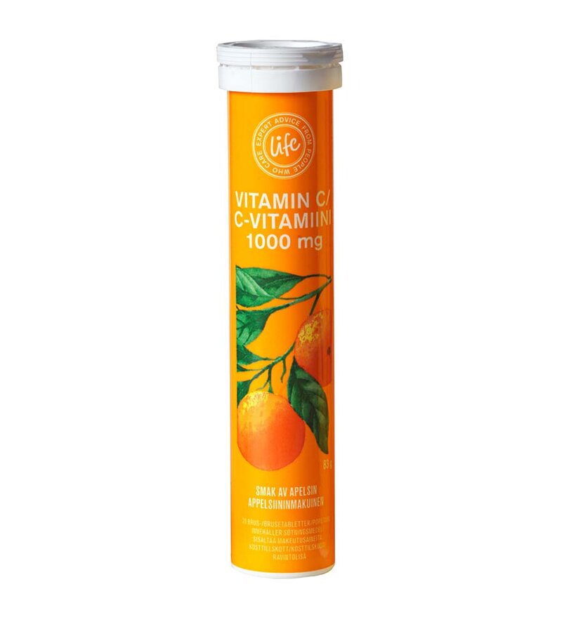 Life Vitamin C Appelsin Brusetabletter