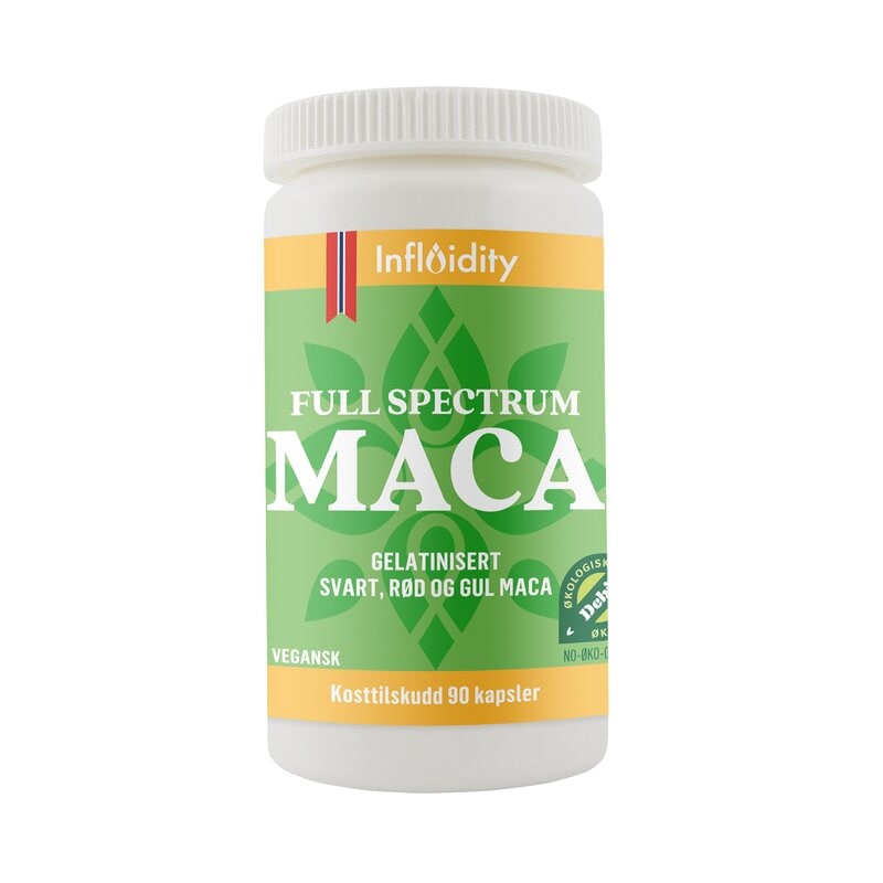 MSM NORGE-INFLUIDITY | Full Spectrum Maca Kapsler