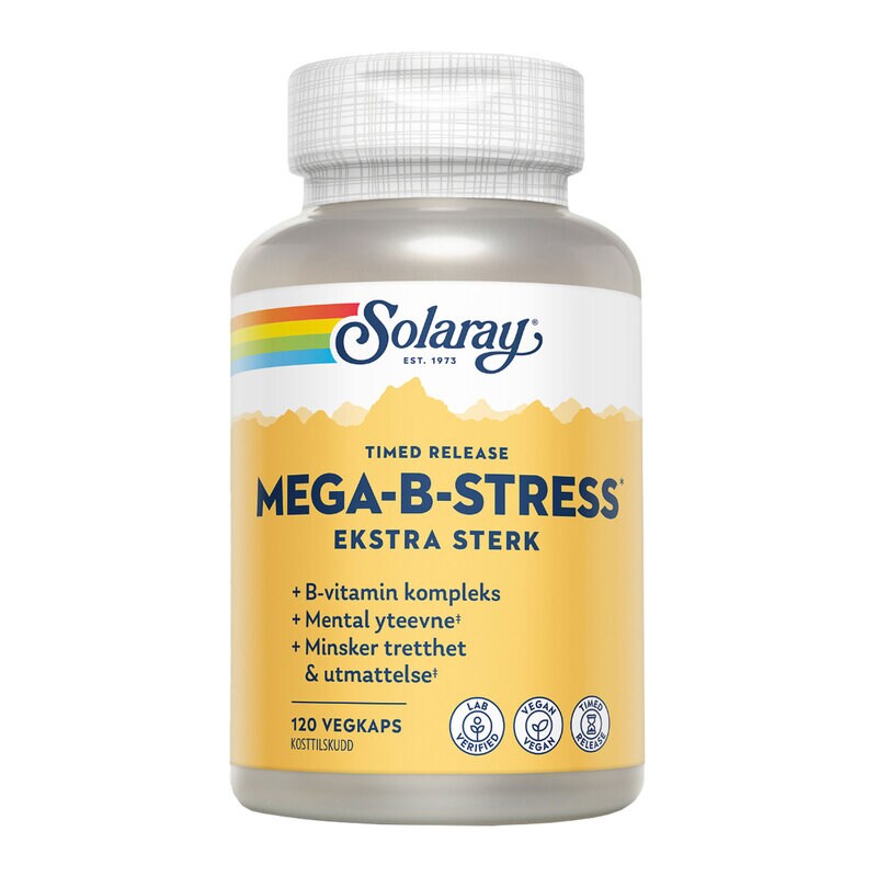 Solaray Mega B-Stress Ekstra Sterk