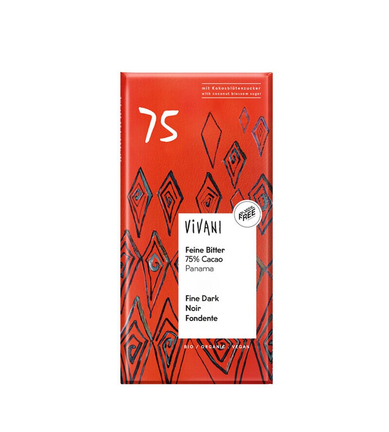 VIVANI | Vivani Mørk Sjokolade 75% M/Kokosblomstsukker