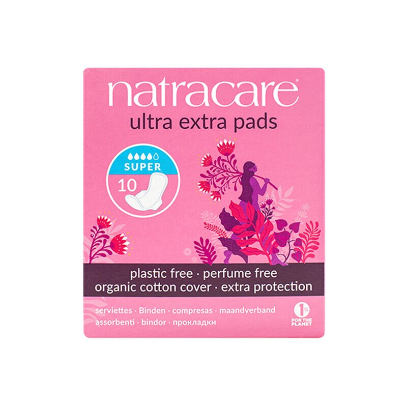 Natracare Bind med Vinger Ekstra Absorpsjon