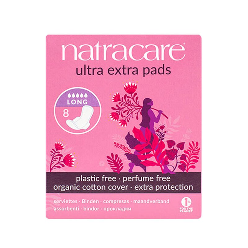 NATRACARE | Natracare Bind med Vinger Ekstra Absorpsjon