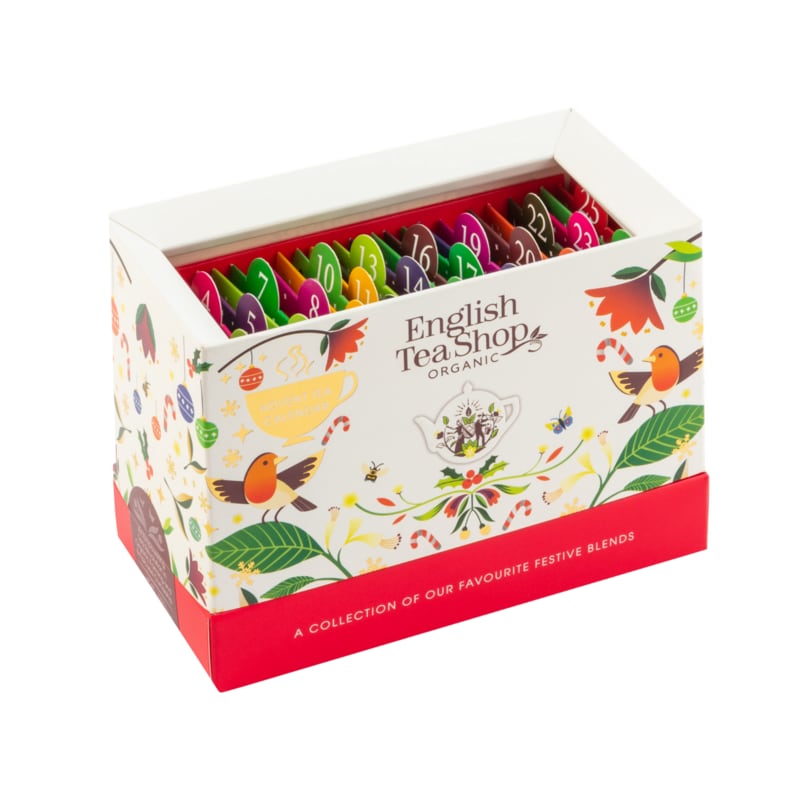 Adventskalender Tea Carton, Hvit, 1 stk.