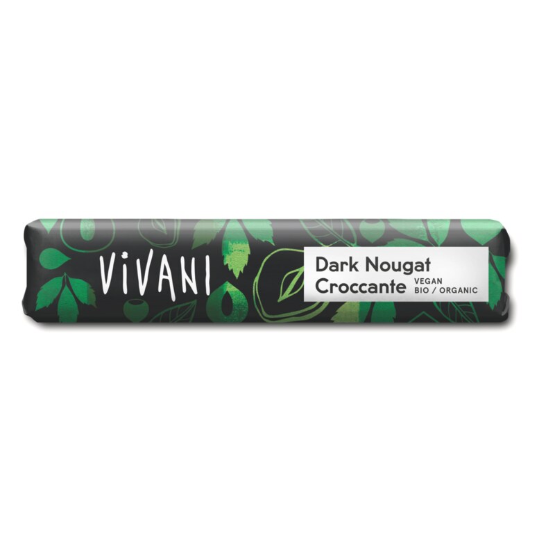 Vivani Mørk Sjokolade Nougat m/Hasselnøtt