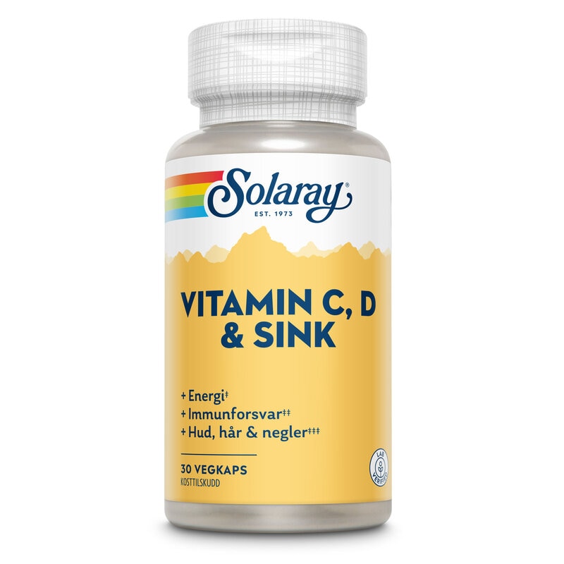 Solaray Vitamin C, D & Sink