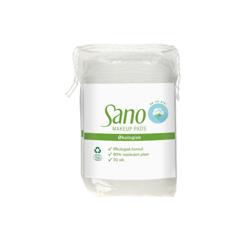 Sano bomull makeup pads