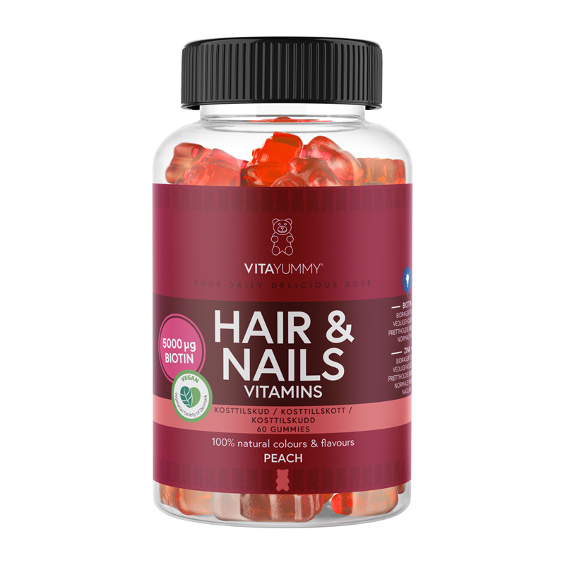Hair & Nails Peach - 60 Stk