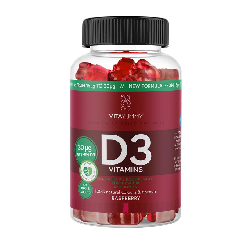 VITAYUMMY | VitaYummy D3 Vitamins - Raspberry