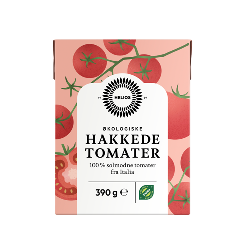 Helios Hakkede tomater 390 gram