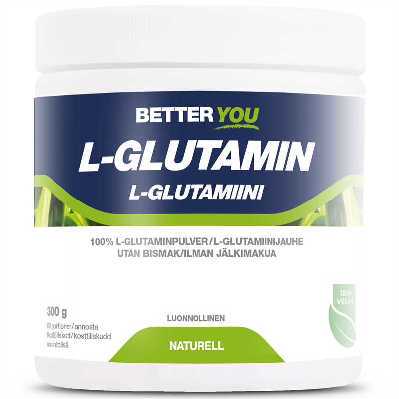 Better You Naturlig L-Glutamin Naturell 300 G