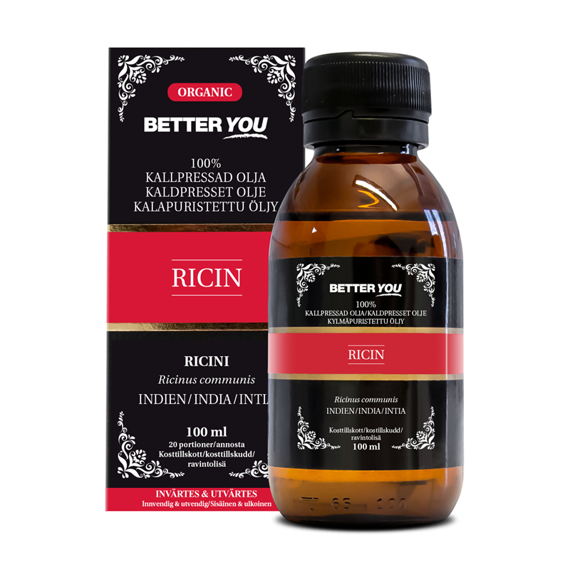 EKO Kallpressad Ricinolja 100 ml