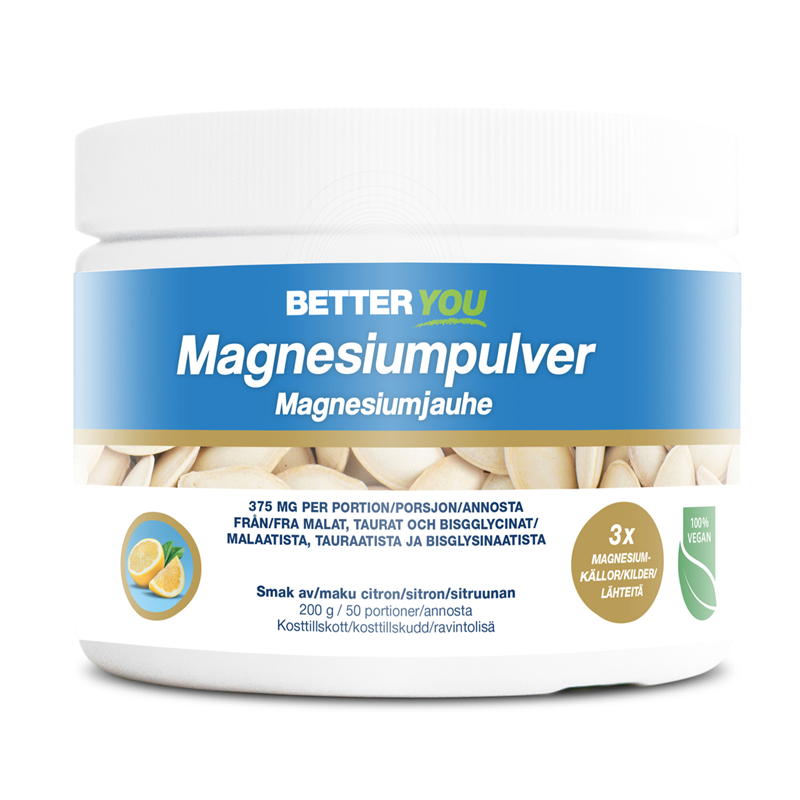 BETTER YOU | Better You Magnesiumpulver Sitron 200 g