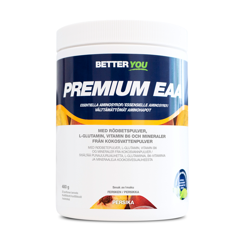 BETTER YOU | Better You Premium EAA fersken 480 g