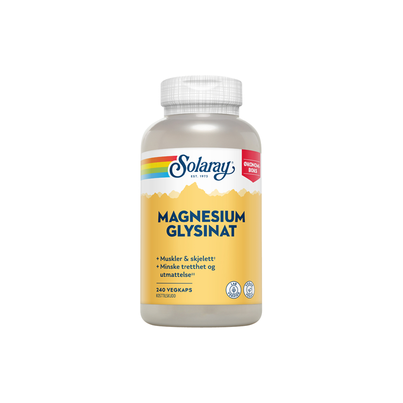 Solaray Magnesium Glysinat 240 kpsl