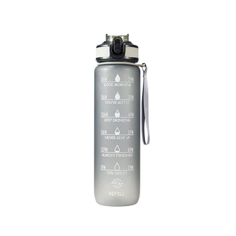MOTIVATION BOTTLE | Motivasjonsflaske Grå