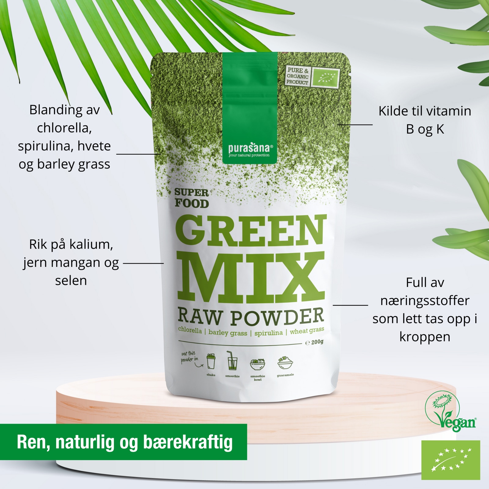 Purasana Greenmix Powder