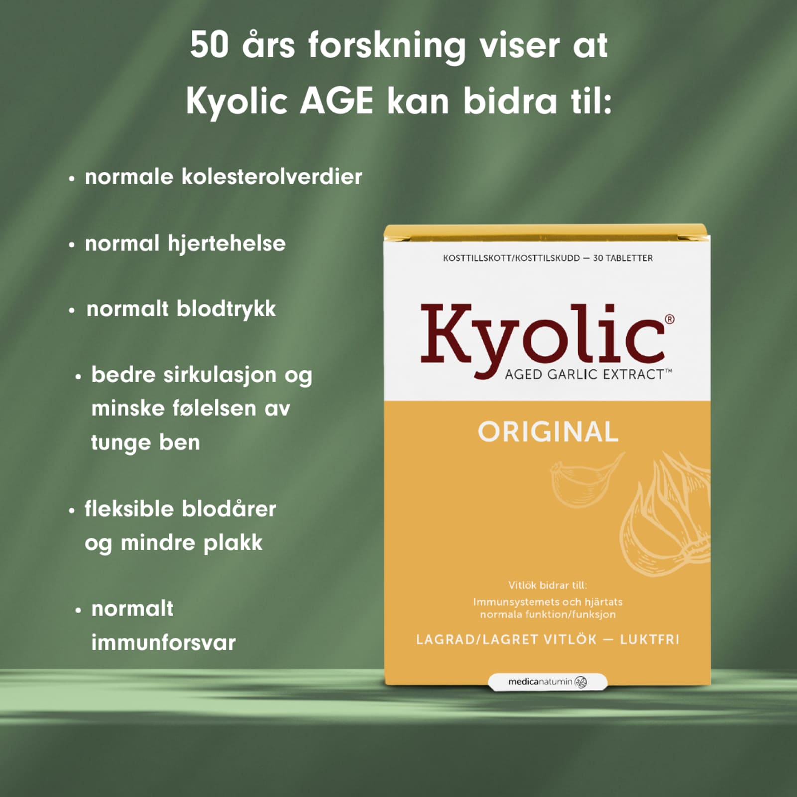 Kyolic AGE Orginal 30 tbl