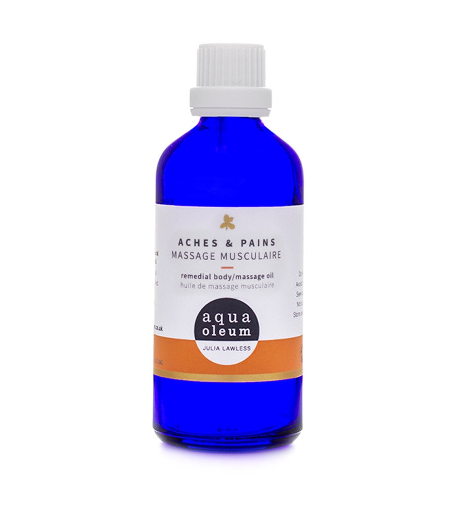 Aches and pain massage oil