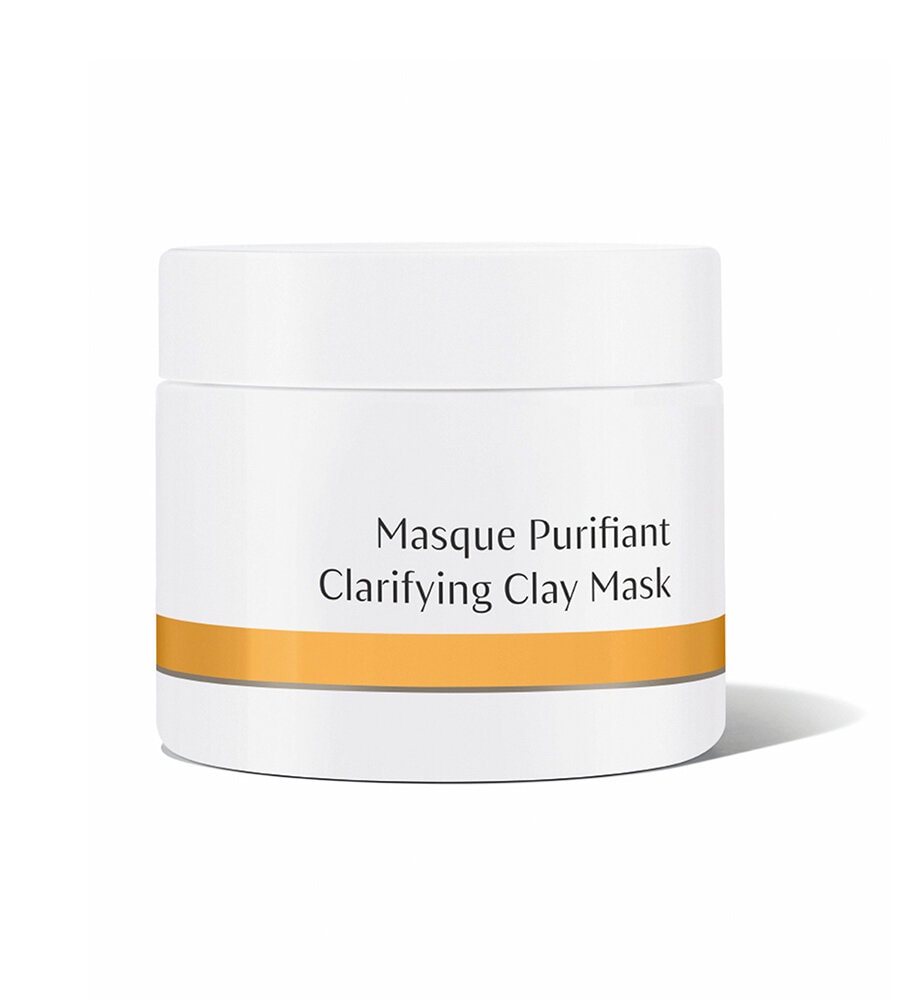 Clarifying clay mask pot