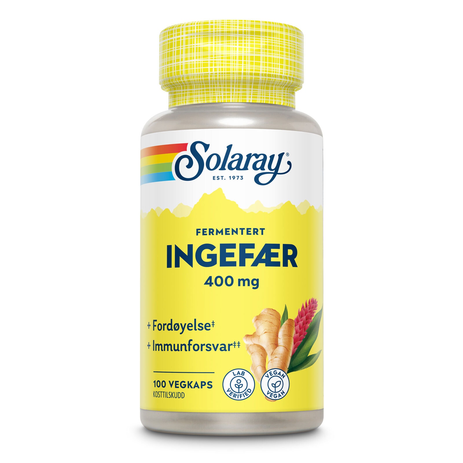 Solaray Fermentert Ingefær