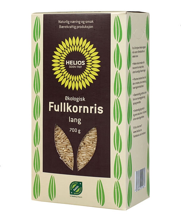 Helios fullkornsris lang økologisk