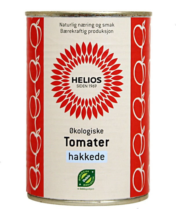 Helios tomater hakkede økologisk