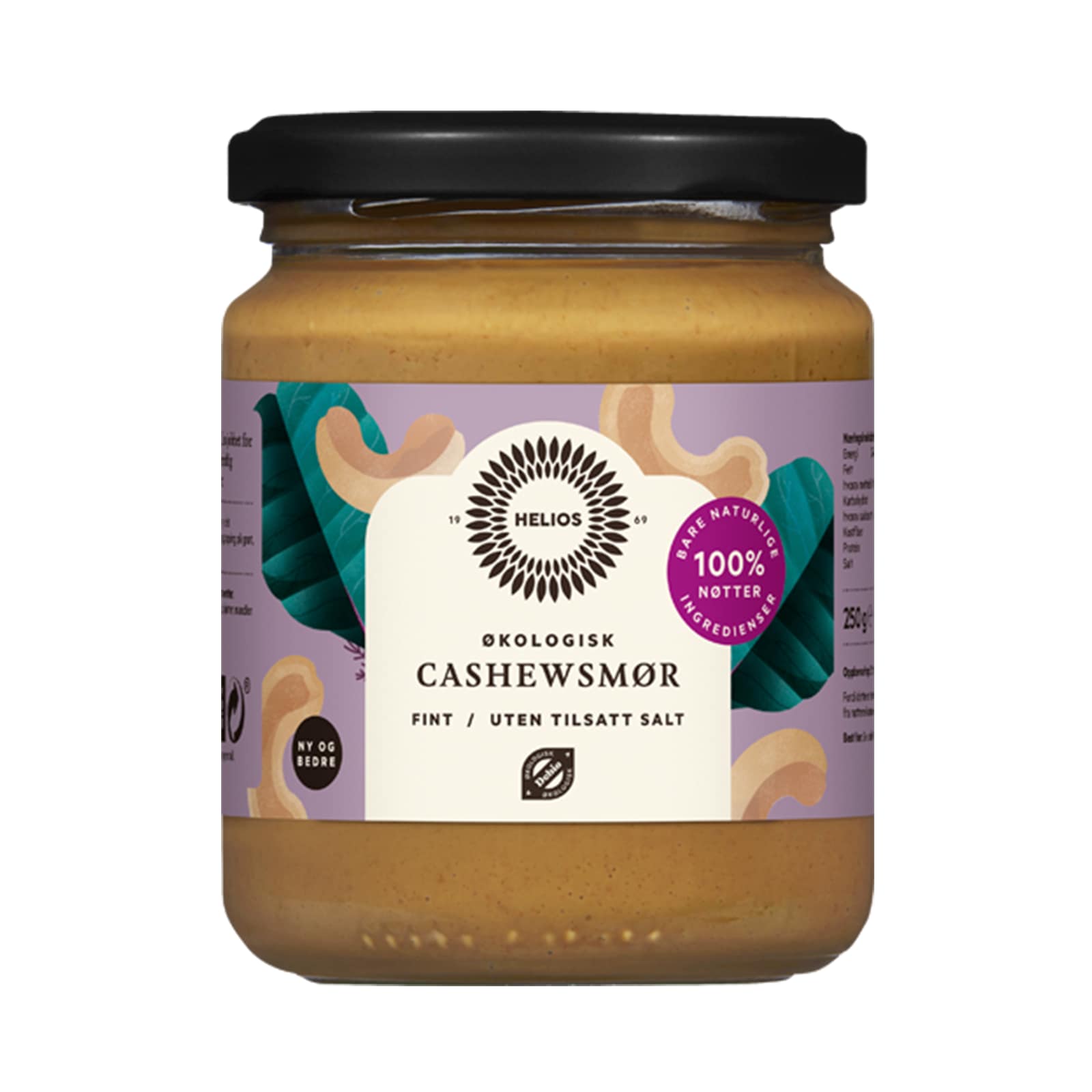 Helios cashewsmør naturell