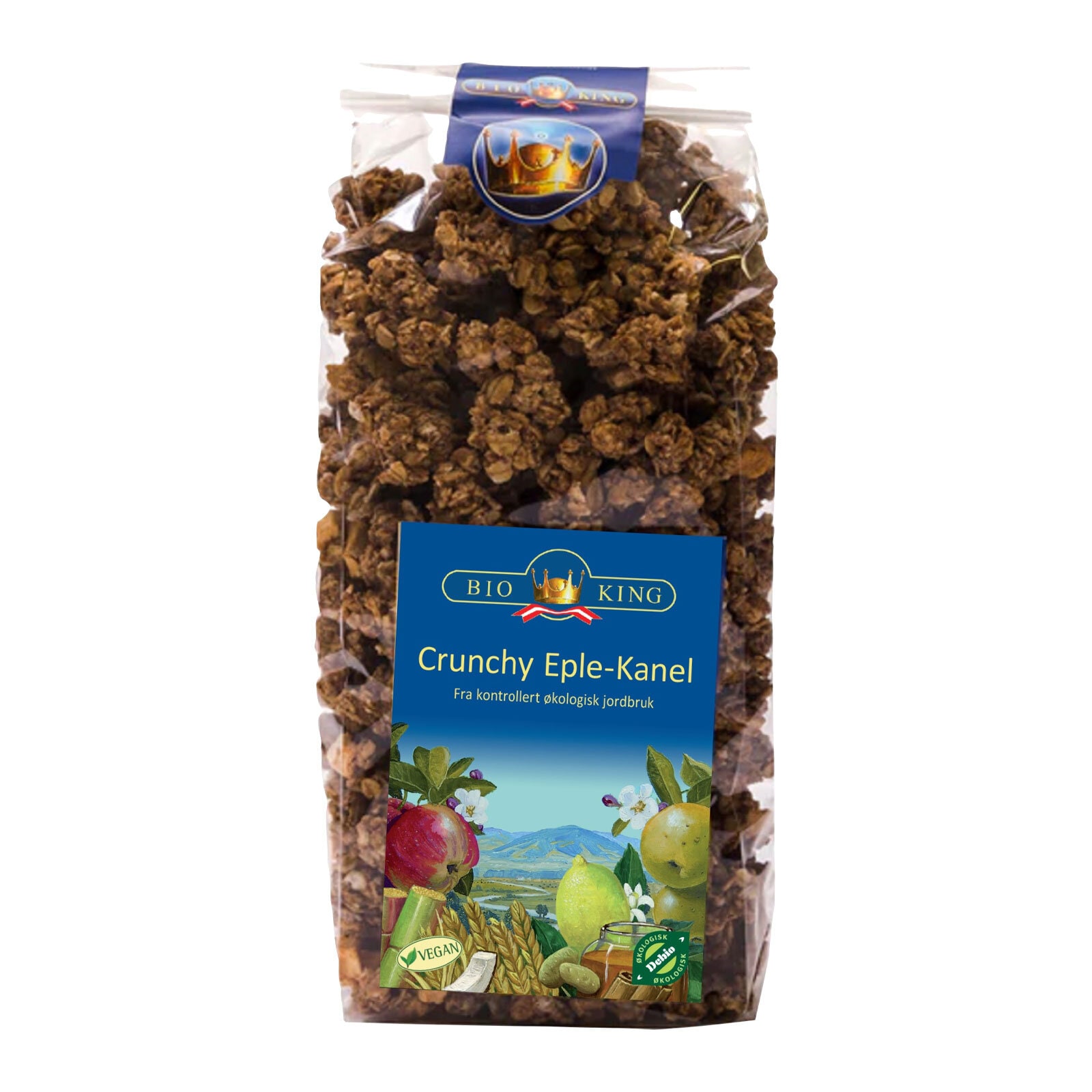Bio-king Crunchy Eple-Kanel Organisk 