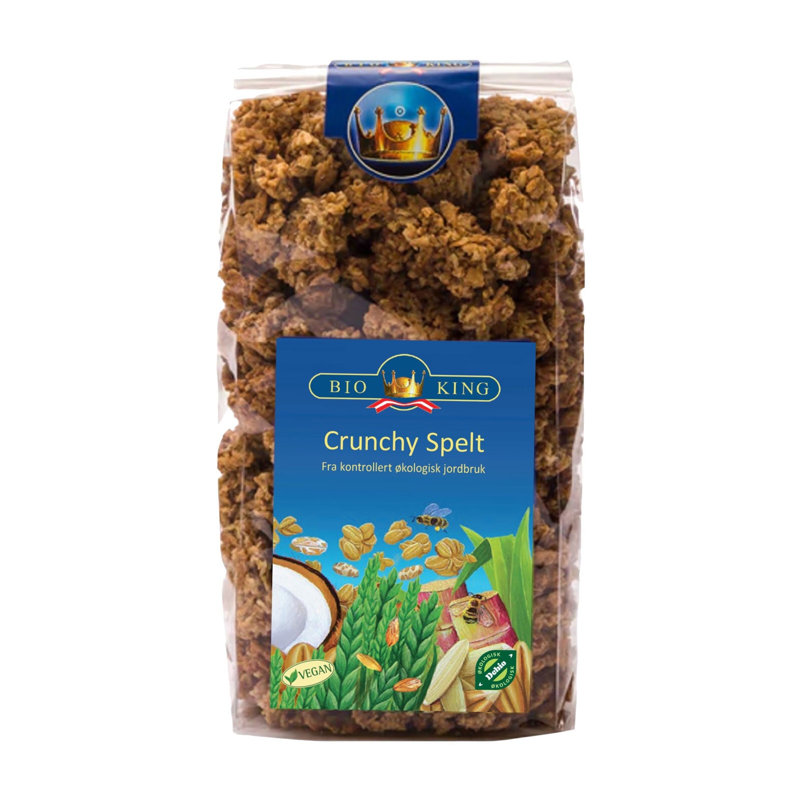 Bio-king Crunchy Spelt Organisk 375g