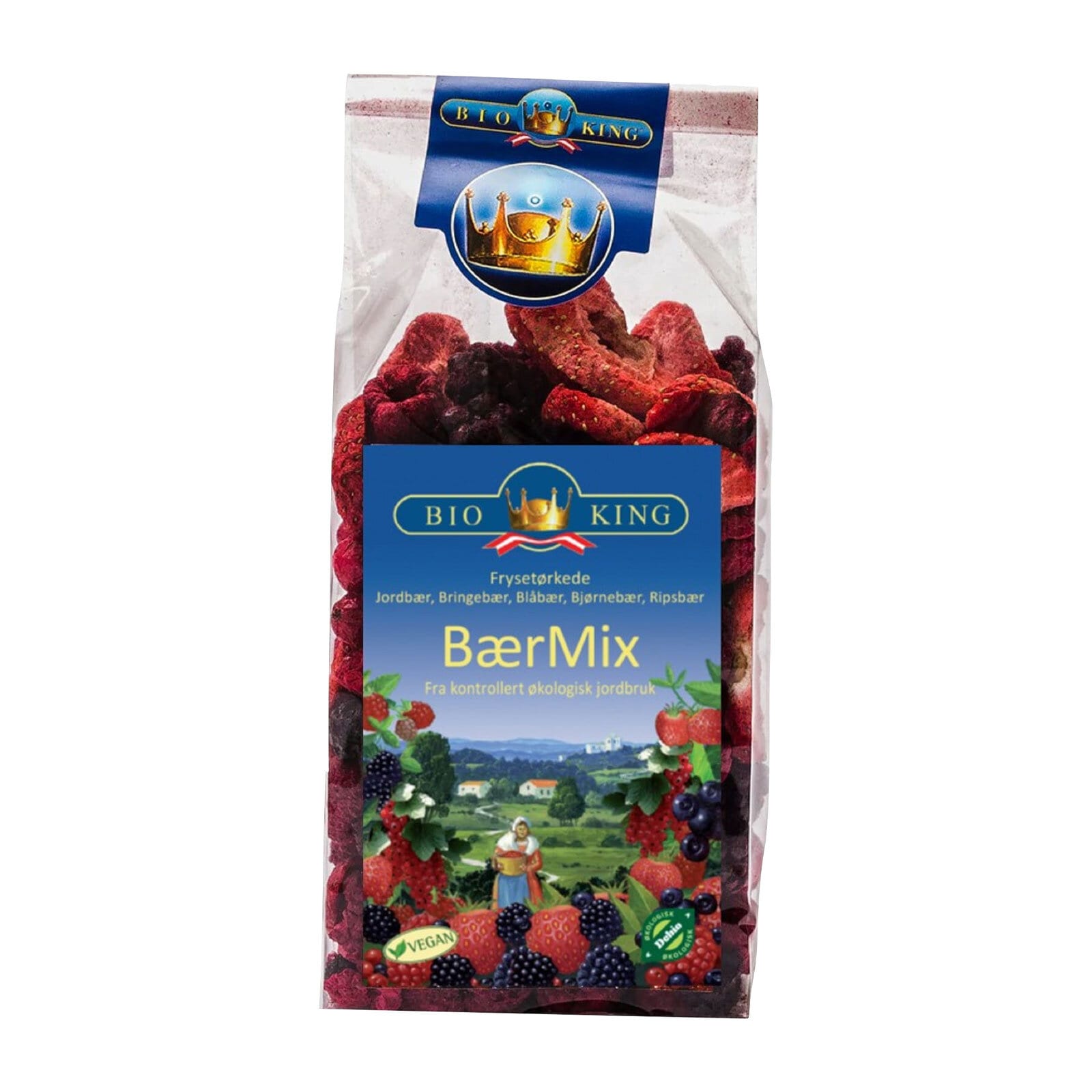 BioKing Frysetørket BærMix