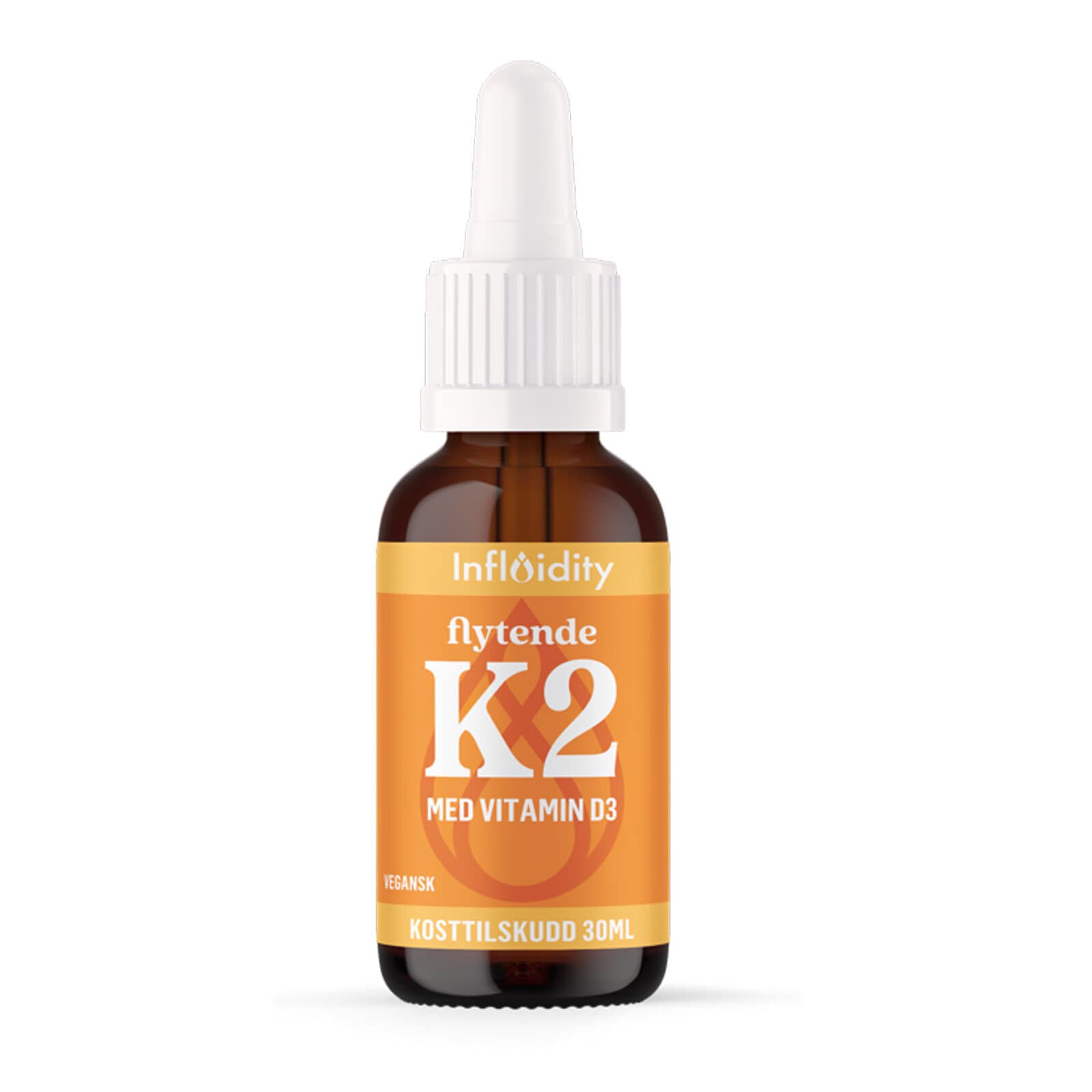 Flytende K2 med vegansk D3