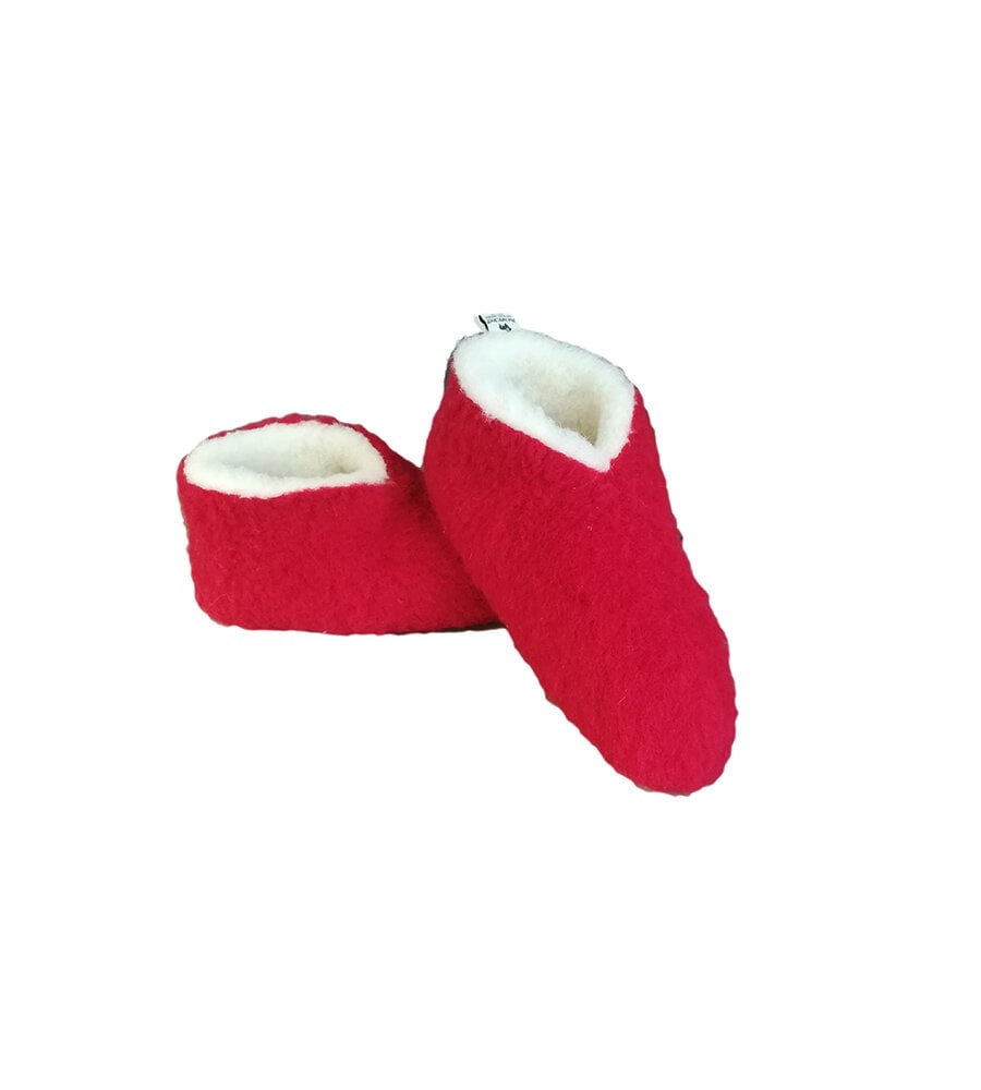 Tøfler Slippers Deep Red